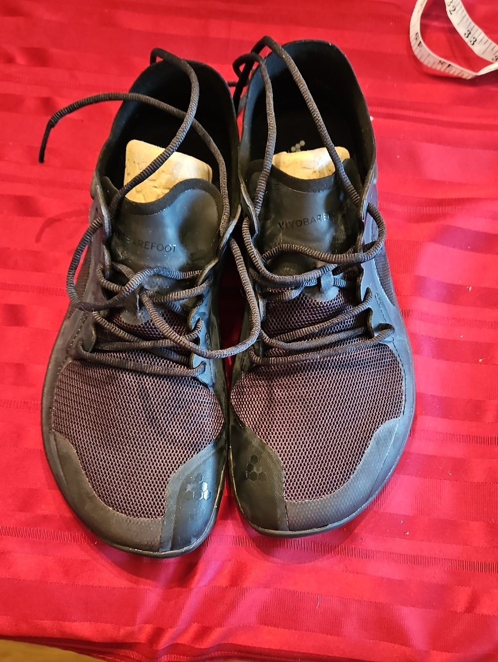 Vivo barefoot Men’s Dark Gray Athletic Barefoot Lace-Up Shoes